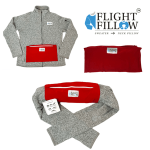 Flight Fillow | Turn Your Sweater into a Travel Pillow | Ultimate Comfort on the Go With stuffable Travel Neck Pillow